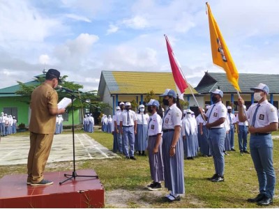 PELANTIKAN PENGURUS OSIS DAN MPK PERIODE 2021/2022